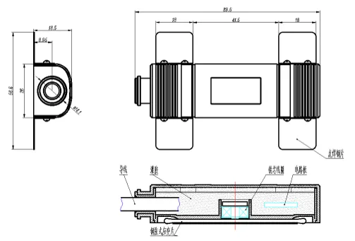 Viedais vibrācijas stieples deformācijas mērītājs (virsmas metināts modelis) JMZX-206HAT attēls 6