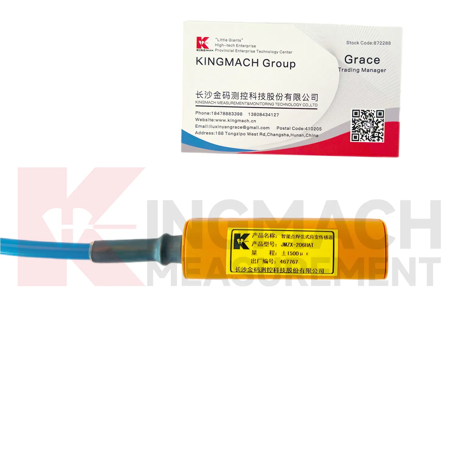 Viedais vibrācijas stieples deformācijas mērītājs (virsmas metināts modelis) JMZX-206HAT attēls 1