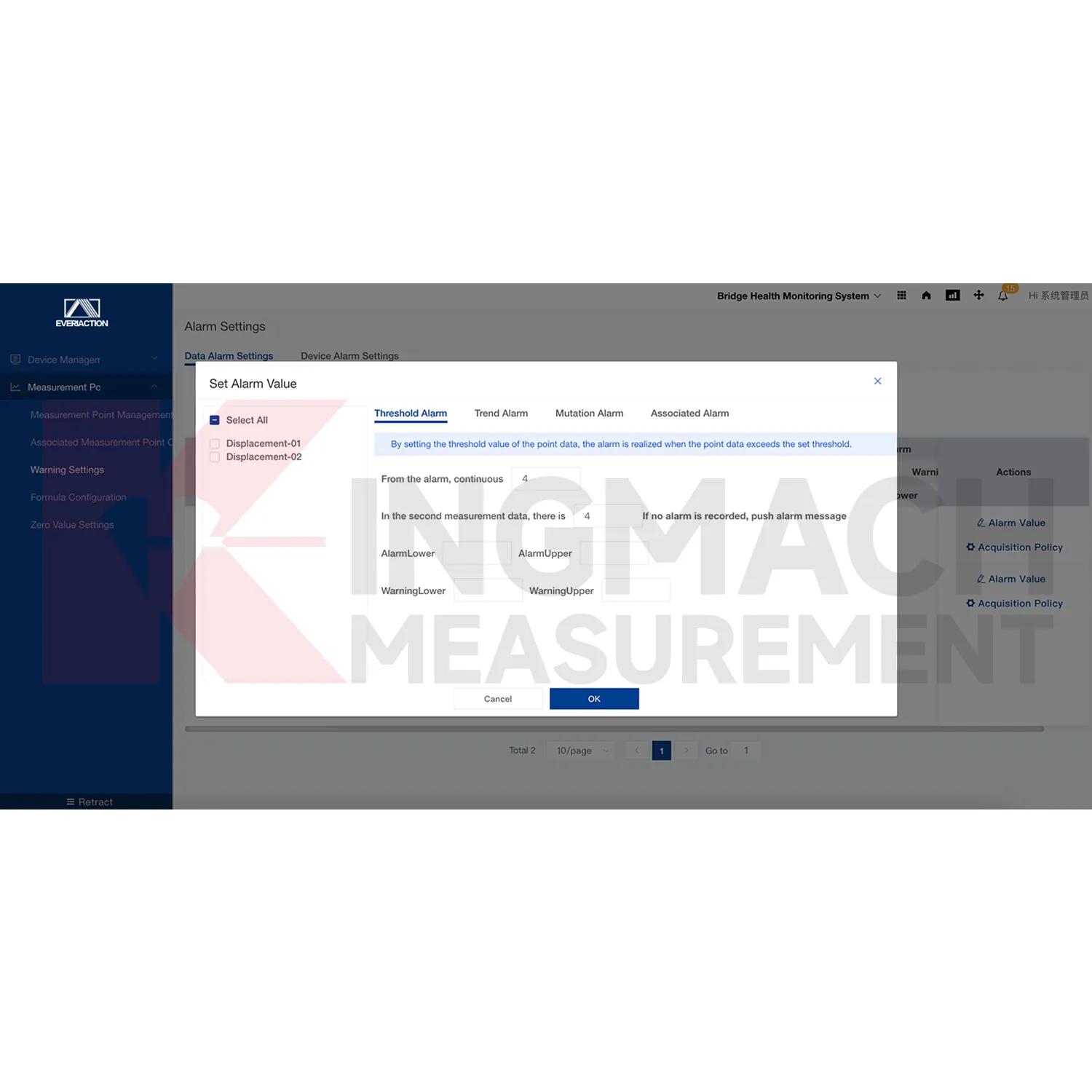 Uzraudzības sistēmas programmatūras platformas attēls 4
